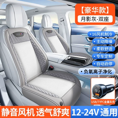 Ice Silk Cooling Pad — Multi-function pad - luxury-model-two-seatermoon-shadow-gray