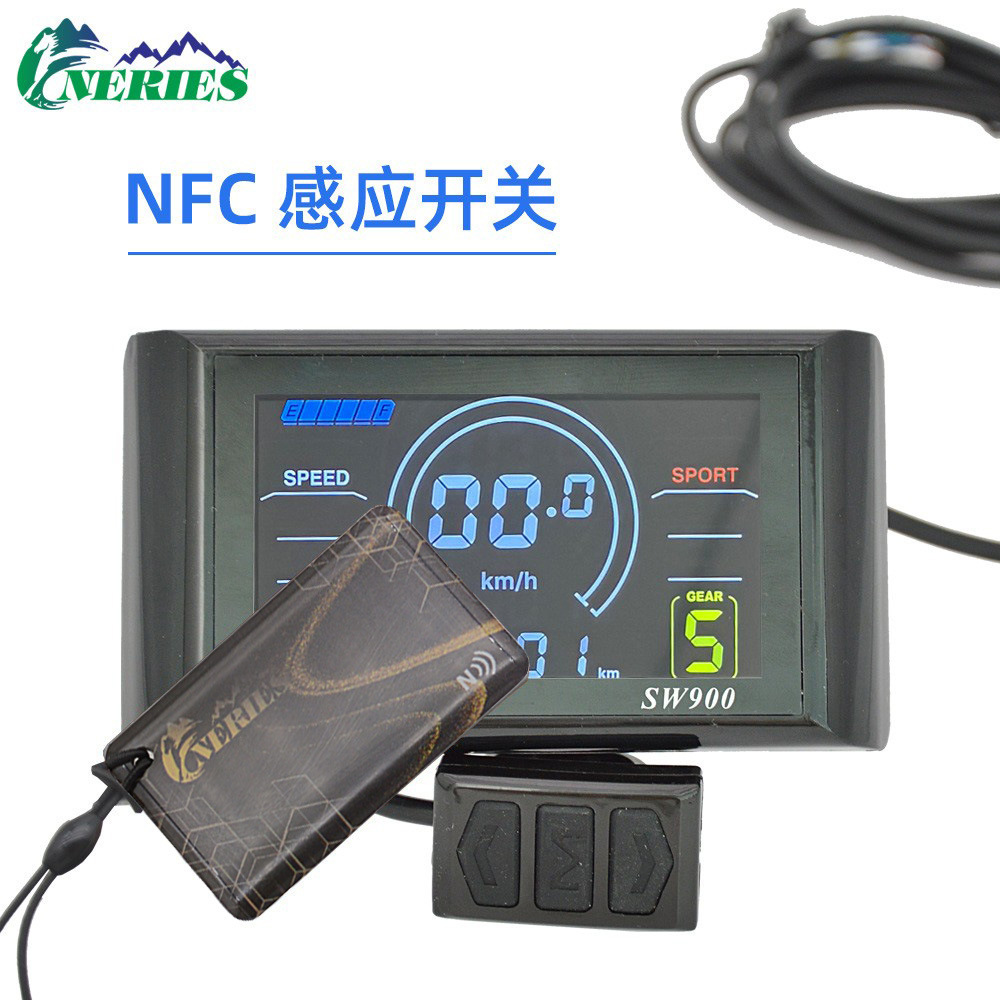 500W Sine Wave Brushless Smart Controller Lcd Instrument Set 23A Electric Vehicle Modification 36V-60V