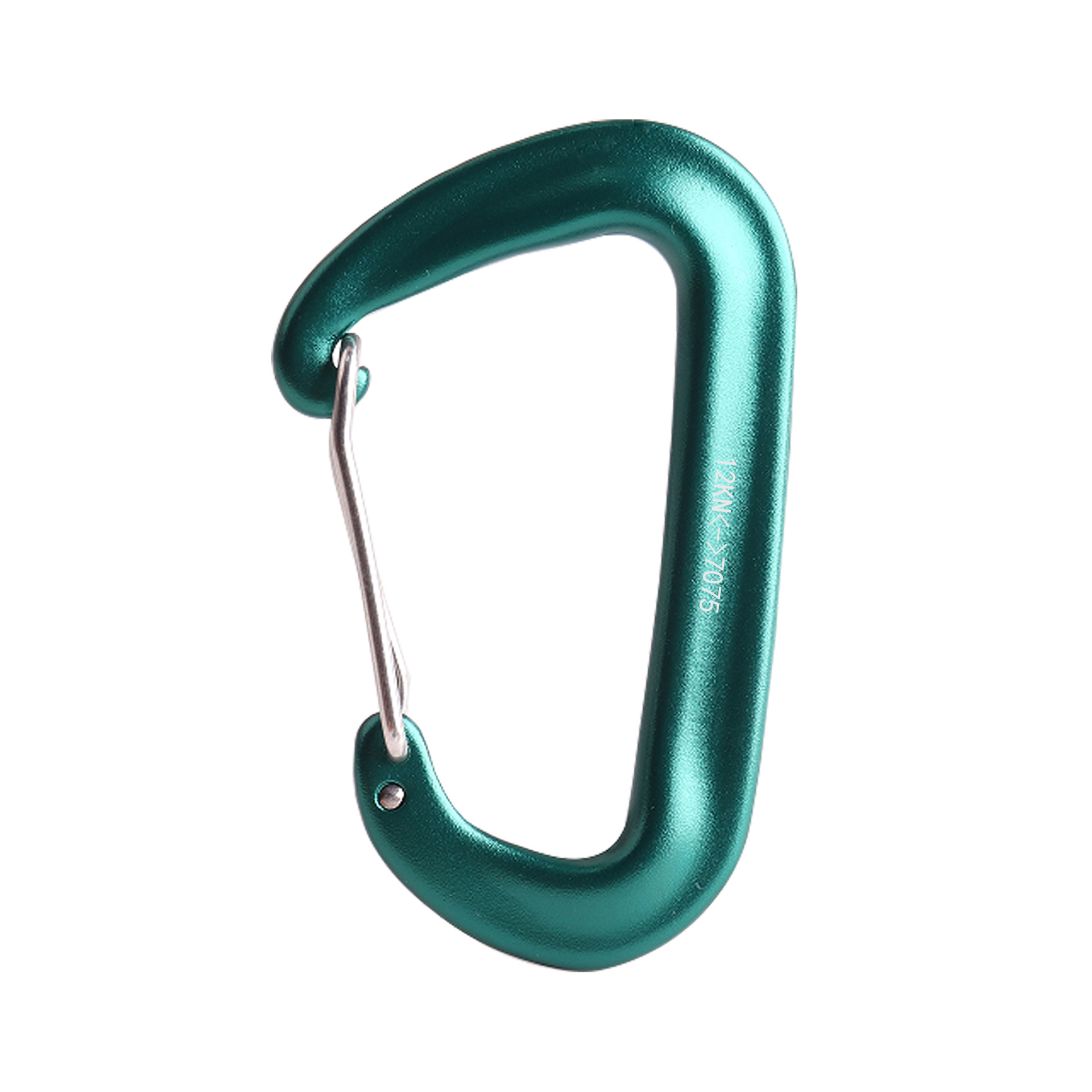Fuente de la fábrica 7075 aleación de aluminio tipo D 12kn mosquetón mochila rápida hebilla colgante al aire libre camping hamaca gancho