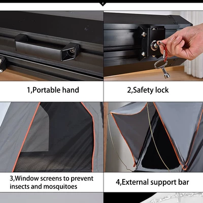 Quick-Opening, Portable Aluminum Alloy, Avtomobil dam çadırları