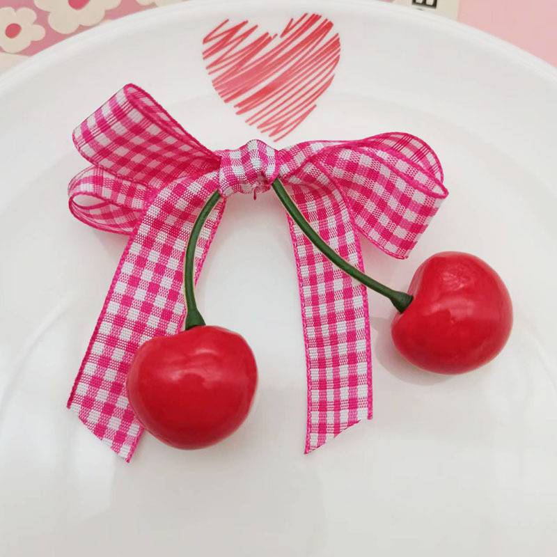 Red Plaid Butterfly Accessories, Clothing Accessories, Hair Ties, Handmade Bow Accessories, Faux Accessories