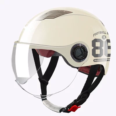 Motosiklet kaskı (dəbilqə) | certified electric car helmet wholesale - l001-light-yellow-86-short-tea