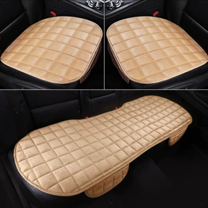 Thickened plush cushion winter car cushion three-piece set without backrest manufacturers