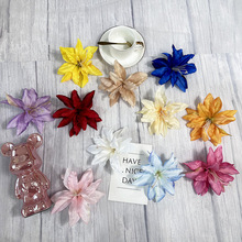 仿真百合花朵婚庆影楼装饰花酒店布置直播间墙上装饰节日装饰花头