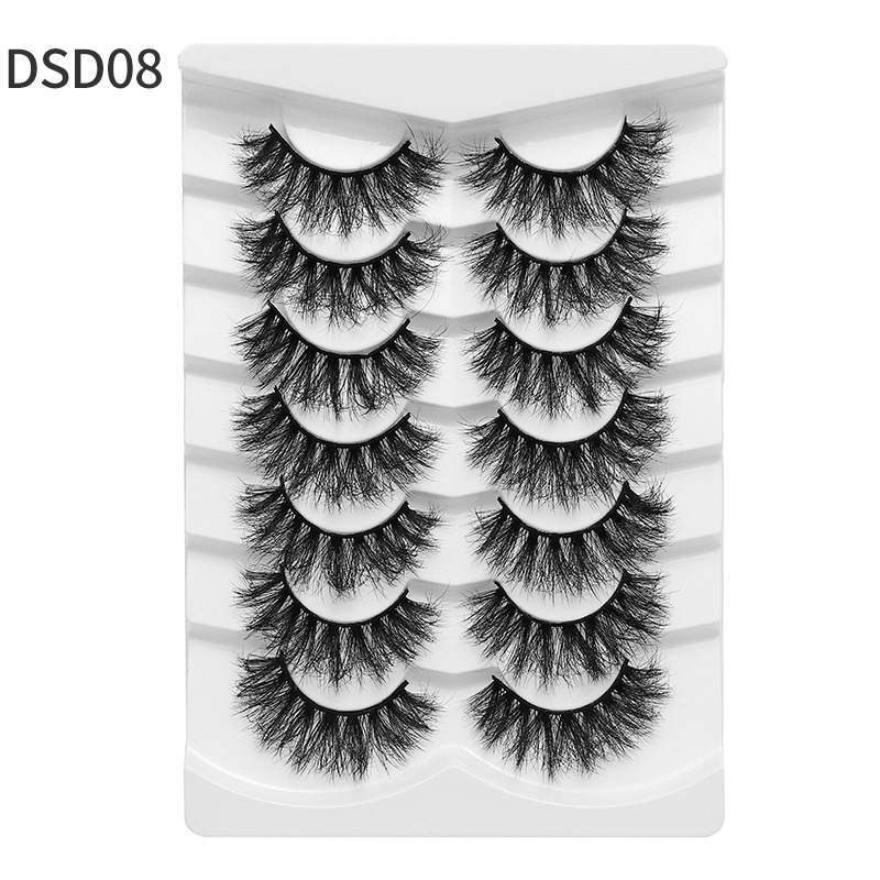 71g Weight False Eyelashes Makeup Tools Types 1 Set Quantity Artificial Fiber Material Solid Color Pattern Casual, Vacation Style Casual Vacation Solid Color Artificial Fiber False Eyelashes 1 Set 1