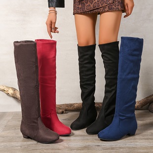 2025�羳�¿� Women's Over the Knee Boots ��Ͳѥ�q��ƽ�׵͸�