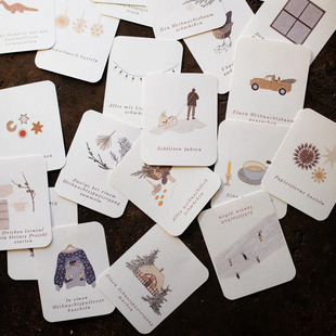Cross-Border Advent Calendar Activity Cards Christmas Calendar Activity Cards Advent Activity Cards