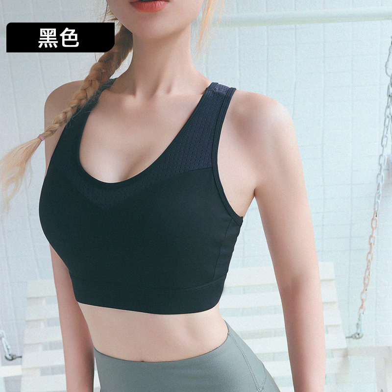 Fat mm talla grande ropa interior deportiva mujer reúne pechos grandes, espalda hermosa a prueba de golpes, chaleco de fitness para correr, sujetador de yoga anti-flacidez
