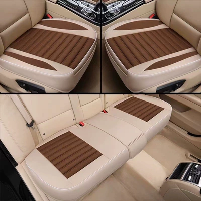 Piece Single Main and Passenger | Four Seasons Pad - fashionable-cafe-rear-three-seater-flax