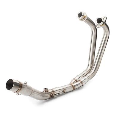 R3 R25 modified hexagonal Motorcycle exhaust pipe - yamaha-r3r25-modification-front-section
