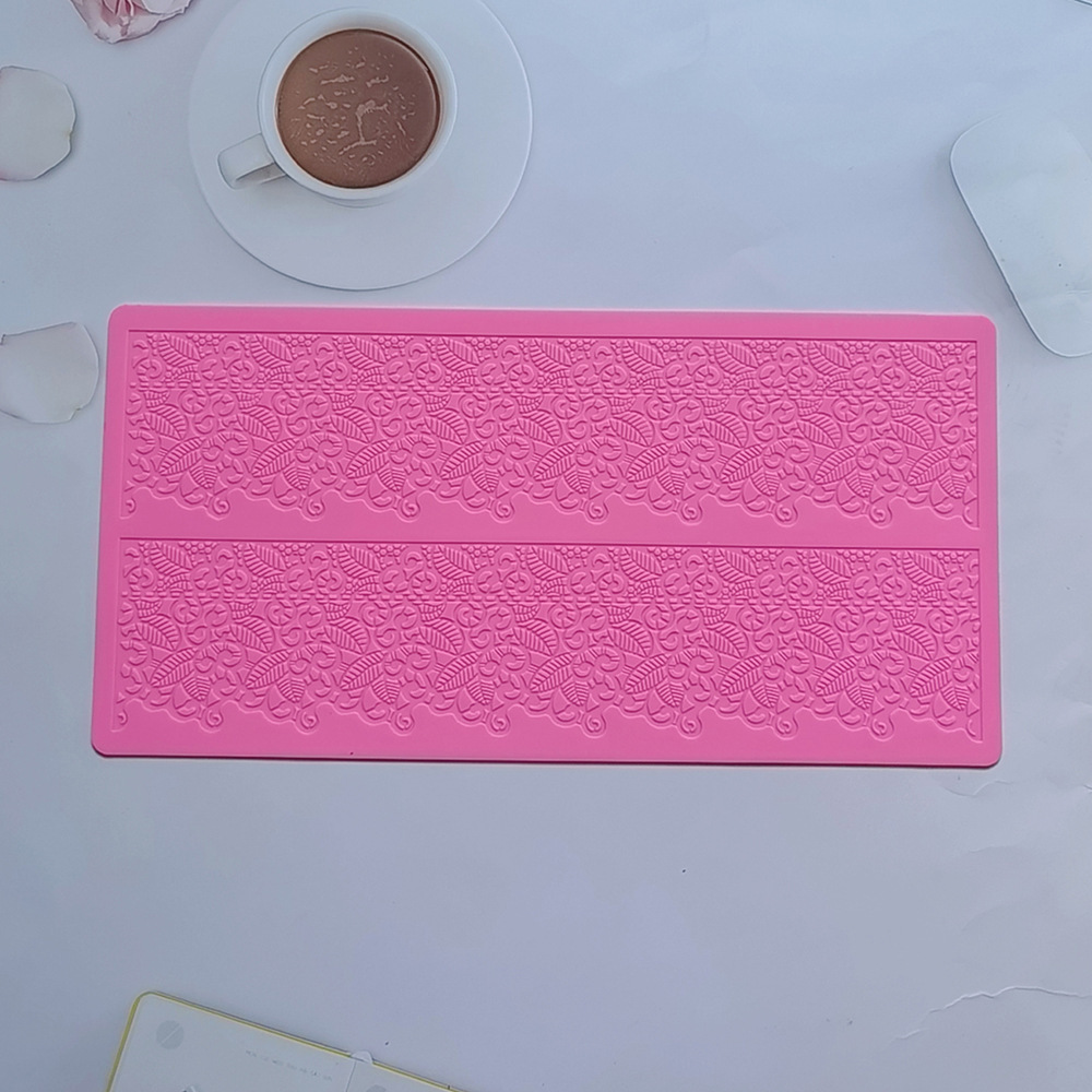 encaje 378 - 256 molde de silicona pastel de encaje molde de relieve herramientas de decoración de pastel de chocolate esterilla de relieve