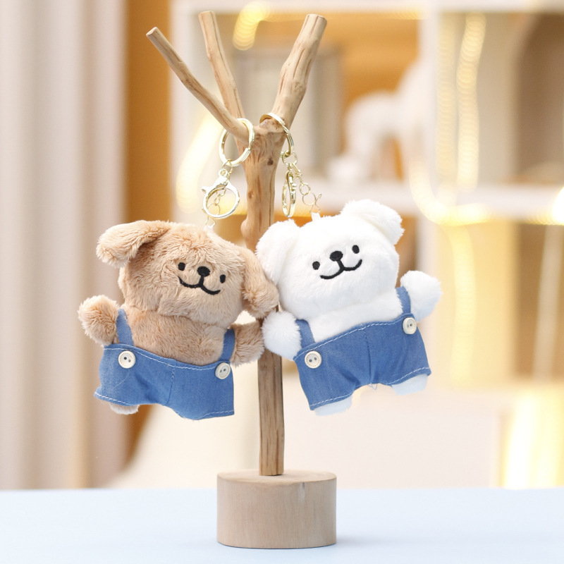 韓国ぬいぐるみライン子犬人形かわいいかわいい人形女の子ギフトバッグペンダント人形小さなペンダント|undefined