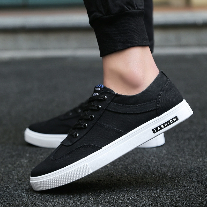 Летняя мужская обувь, новинка 2024, повседневная парусиновая обувь на плоской подошве, дышащая и универсальная, мужская тканевая обувь, увеличивающая рост, спортивная обувь