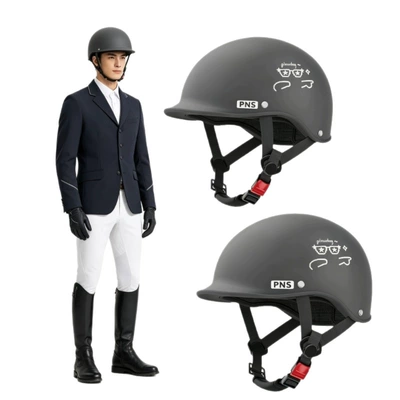 Motosiklet kaskı (dəbilqə), 3C certified equestrian helmet, electric