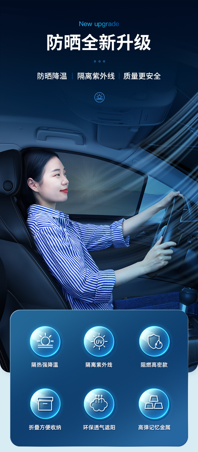 Suitable for Imported Cars, Magnetic Sunshade Curtains for Car Windows, Sun Protection and Heat Insulation, Wholesale and Custom-Made Car Window Curtains