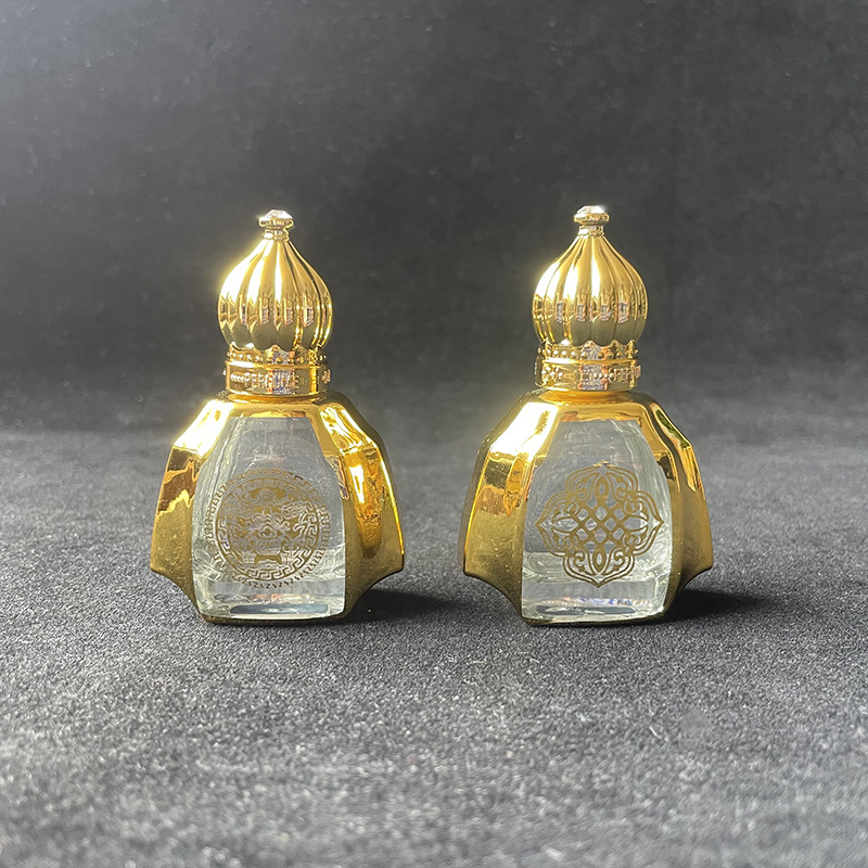 现货B817-12ml 电镀迷你滚珠分装瓶香水喷雾瓶化妆品便携式玻璃空