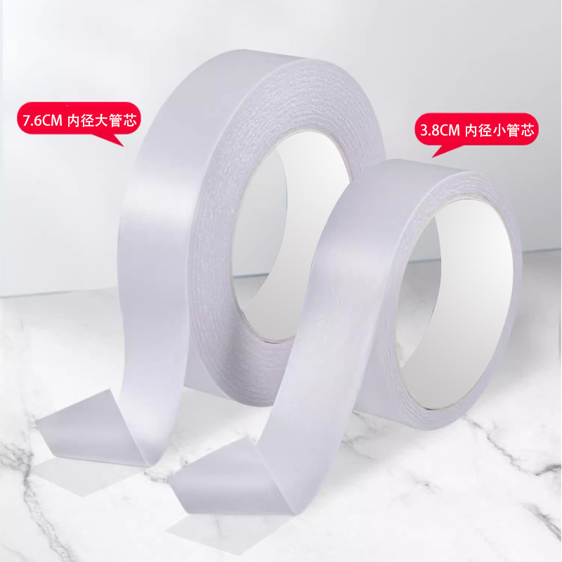 Fábrica al por mayor de alta viscosidad de fusión en caliente de doble cara adhesiva estudiante blanco mano lágrima DIY hecho a mano hecho en casa fuerte cinta adhesiva de doble cara