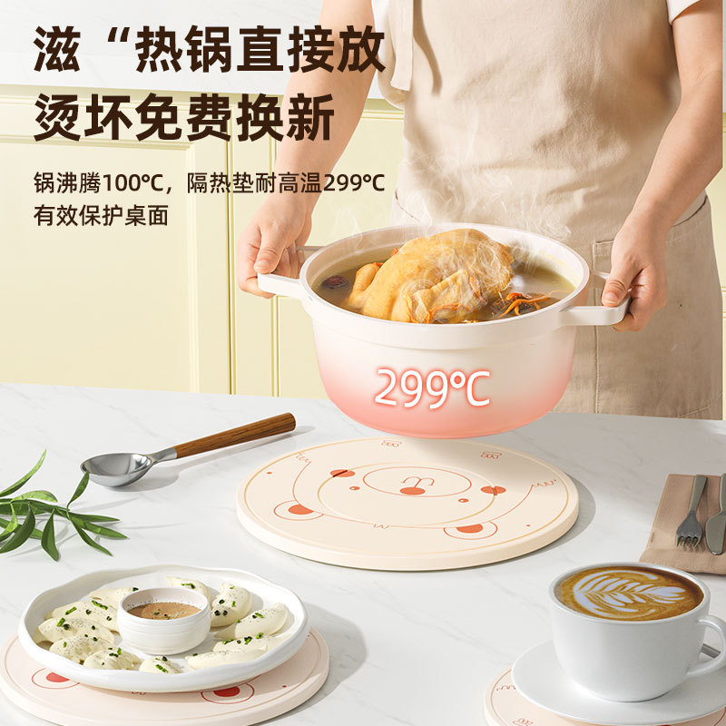 Silicone Insulation Mat, Placemat, Pot Mat, Coaster, Bowl Mat, Anti-Scalding Mat, Dining Table Mat, High Temperature Resistant Mat, Plate Mat, Casserole Mat