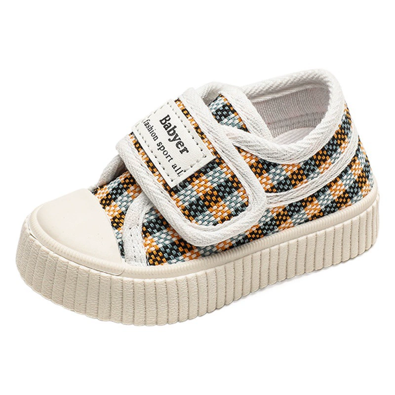 Спот 2024 весна и осень нейтральный холст Корейская версия детской обуви холст