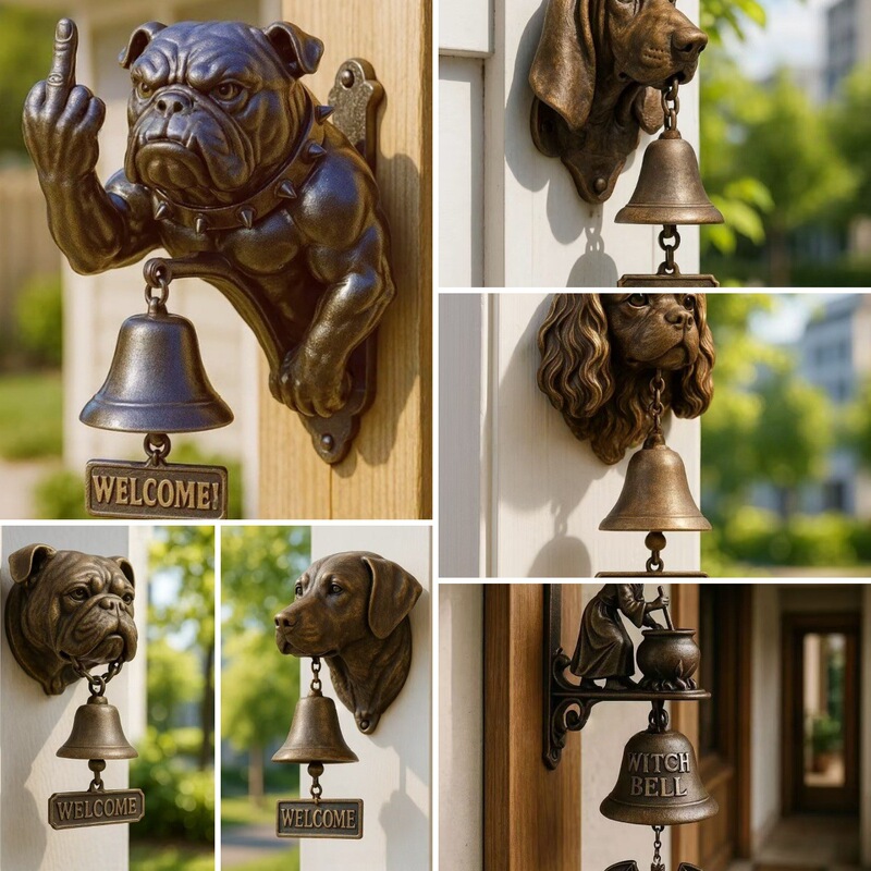 Cross-Border New Witch Bell Witch Doorbell Animal Dog Welcome Welcome Doorbell Cross-Border New Witch Bell Witch Doorbell Animal Dog Welcome Welcome Doorbell