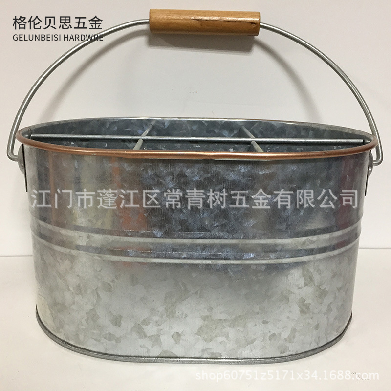 厂家生产 可加工制作六格冰桶 供应刀叉纸巾桶 饮料桶批发