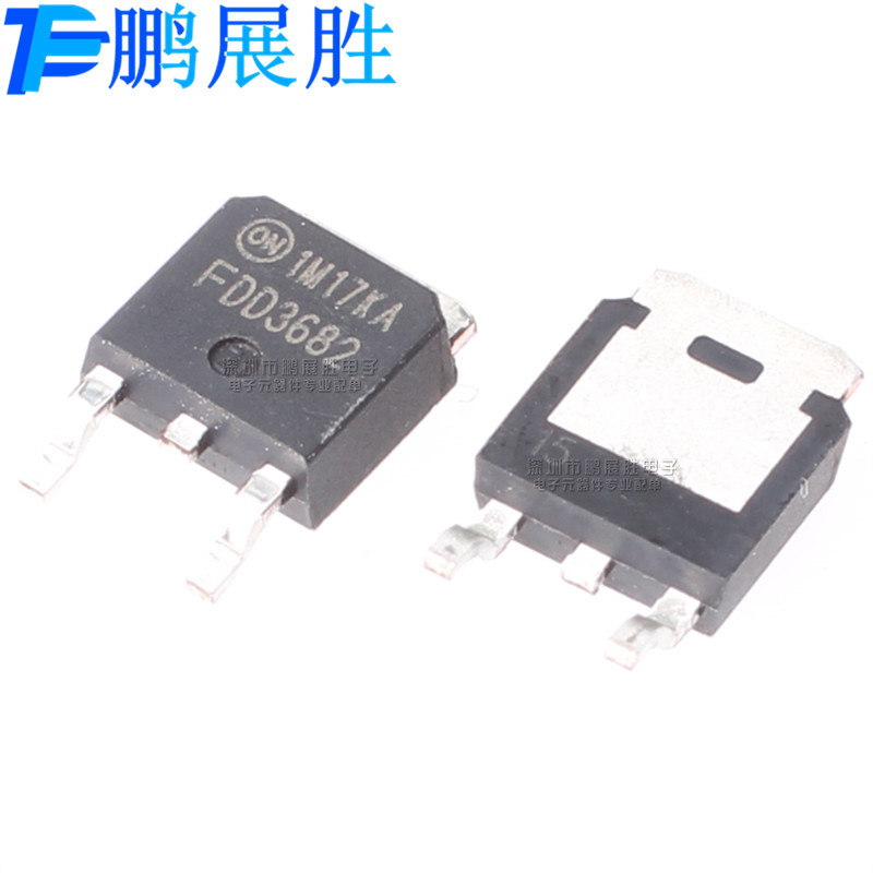 FDD3682 全新原装 贴片 TO-252 N沟道 耐压100V 电流32A5.5A 现货