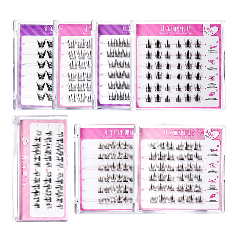 Fábrica sin pegamento ultra-suave parillas falsas mujeres naturales diarias pseudo simple estilo de hadas cabello perezoso trilogía