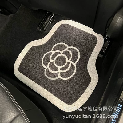 Universal Foot Pad Loop Universal Car Floor - camellia-rear-row-foot-mat-single