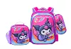 Magic Kuromi schoolbag+meal bag+pen box