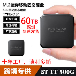 Мобильный твердый жесткий диск 500G 1T Mini Small Portable Portable Mobile Hard Disk SE Новый элемент 60 ТБ