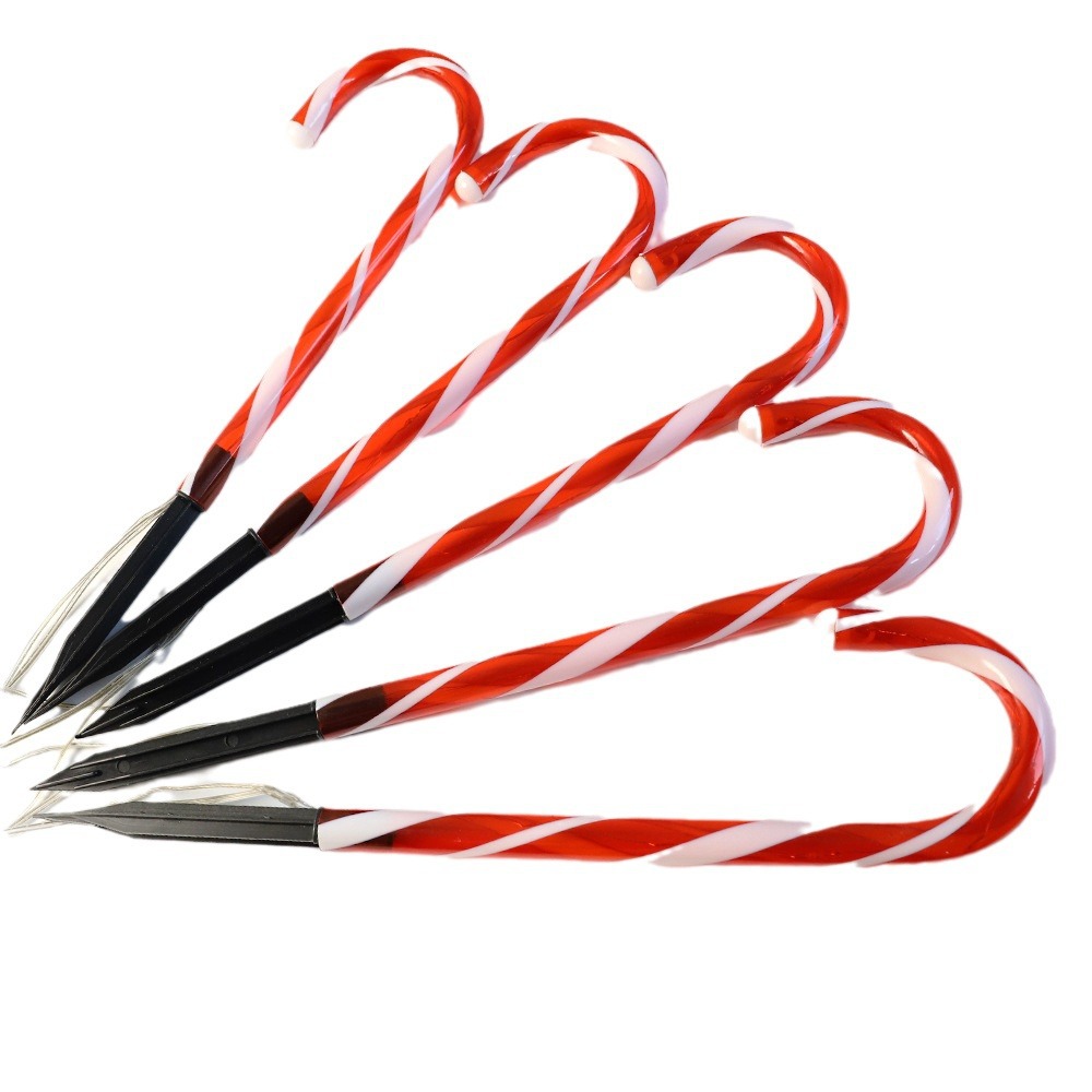 Luces LED de colores, luces solares para el suelo, luces de piruleta, árbol de Navidad, copo de nieve, decoración de jardín, luces de ambiente navideño