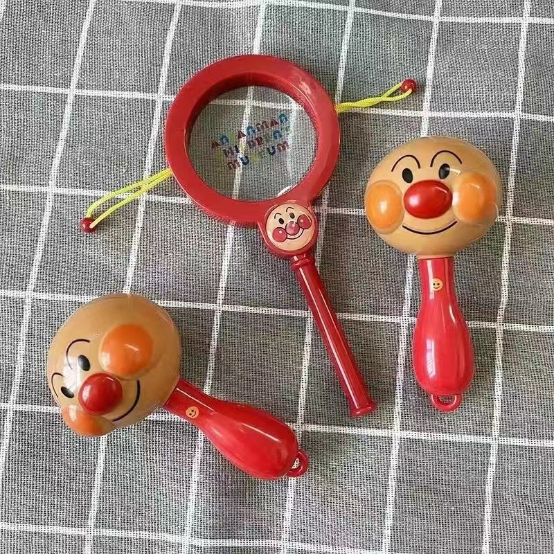 【Dropshipping】Factory-Made Anpanman Hand Bell, Maracas, Rattle, Five-Pointed Star, Manhattan Ball Early Education Toys Wholesale