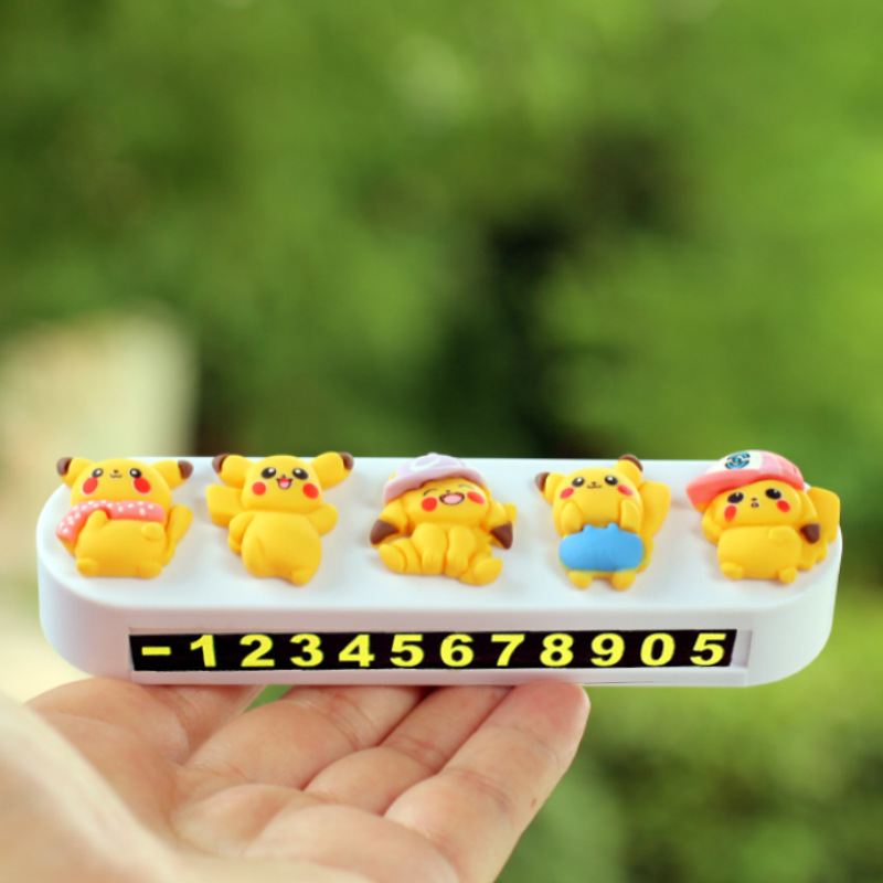 Dibujos animados Pikachu gancho para coche gancho para coche gancho para asiento multifuncional asiento lindo de dibujos animados para niñas