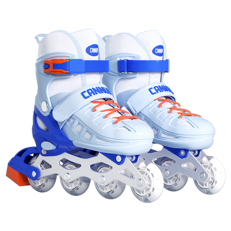 Kinder-Inlineskate-Set für Anfänger (3-12 Jahre), ohne Blinklicht, Komplettset für Kinder und Jugendliche, die das Rollschuhlaufen lernen_voghion.com