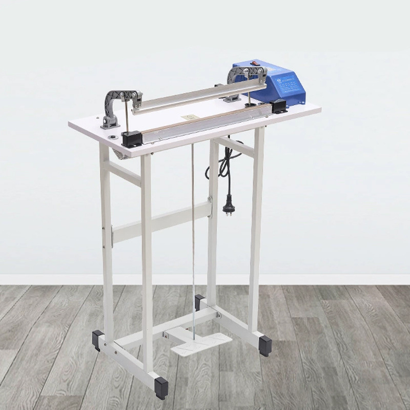 Green Dragonfly Quick and Easy Through Type Pedal Sealing Machine Plastic Film Shrink Film Heat Sealing Cutting Bag Machine 