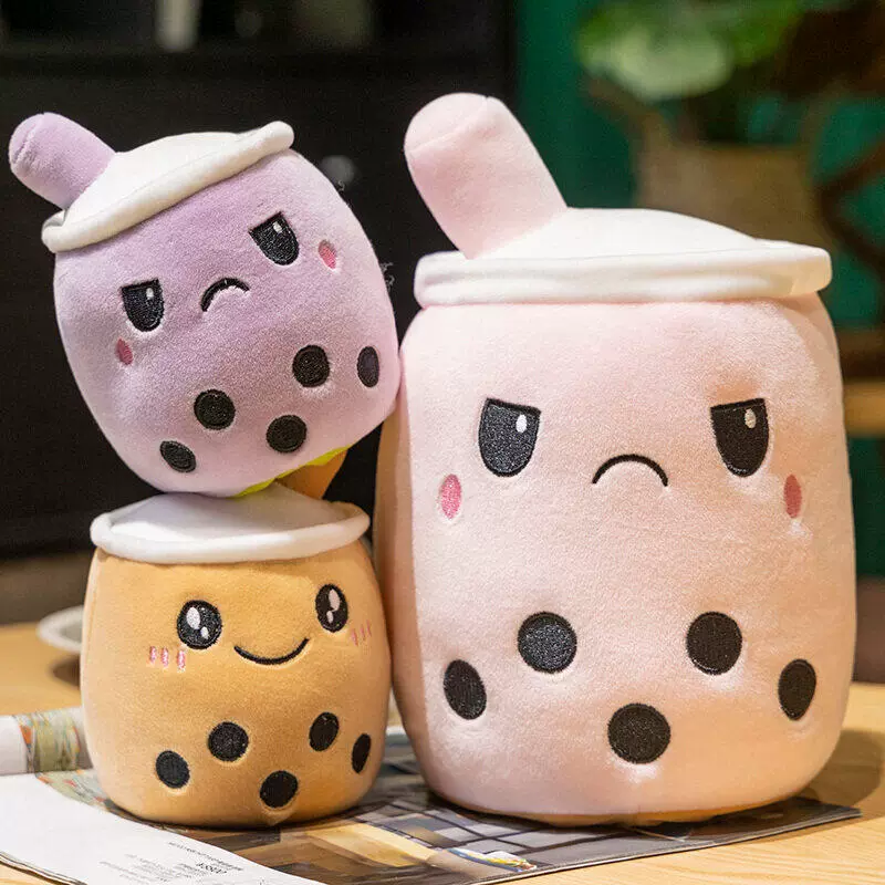 (Cross-border trading), double-sided pillow, plush multicoloured doll, tea cup