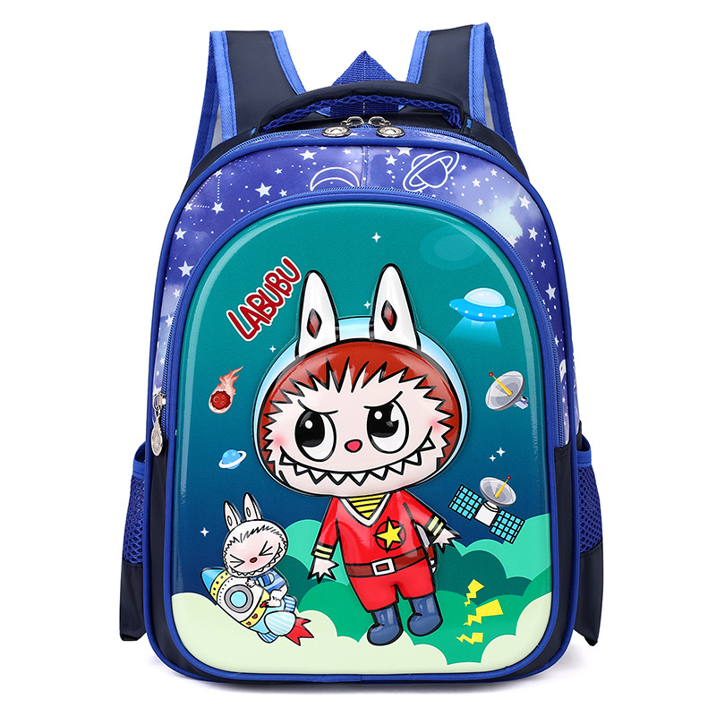 labubu mochila de hombro mochila de tela para niños mochila de jardín de infantes de gran capacidad coreana mochila de niños y niñas mochila de estudiantes