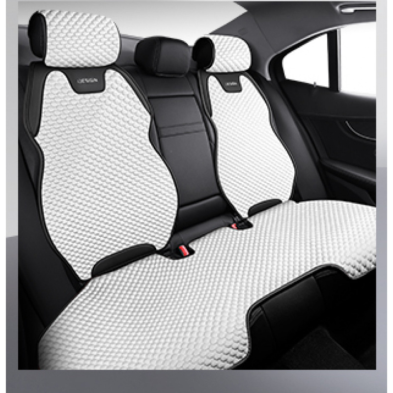 Non-Slip Saddle Car – Universal Seat cushion, seat cover - trendy-black-and-white-rear-row-all-universal