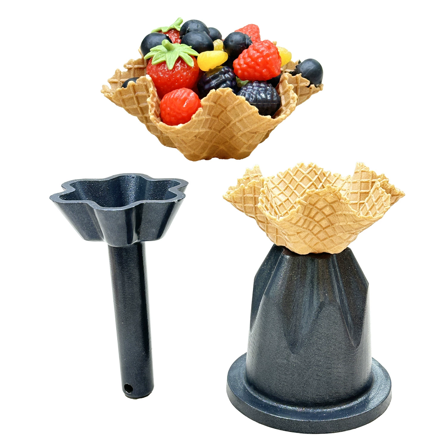 Коммерческие цветочные корзины Инструмент с тефлоновым покрытием Цветочные корзины Коммерческие ручные ледяные чашки для мороженого