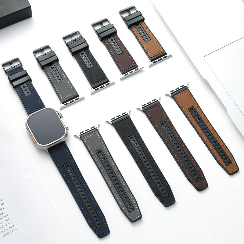 Suitable for all Apple Watch models, including the Crazy Horse Leather Sport Band and Huawei Watch Band 22.