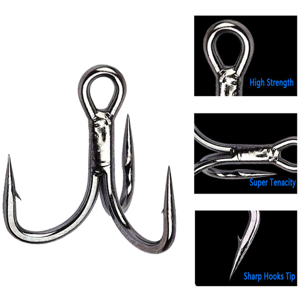 Three anchor hook Luya Hook MZ66 series 6X wire diameter bold band…