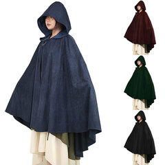 The 2022 Halloween Party Medieval Stage Performance Cloak Gothic Women's Long Coat