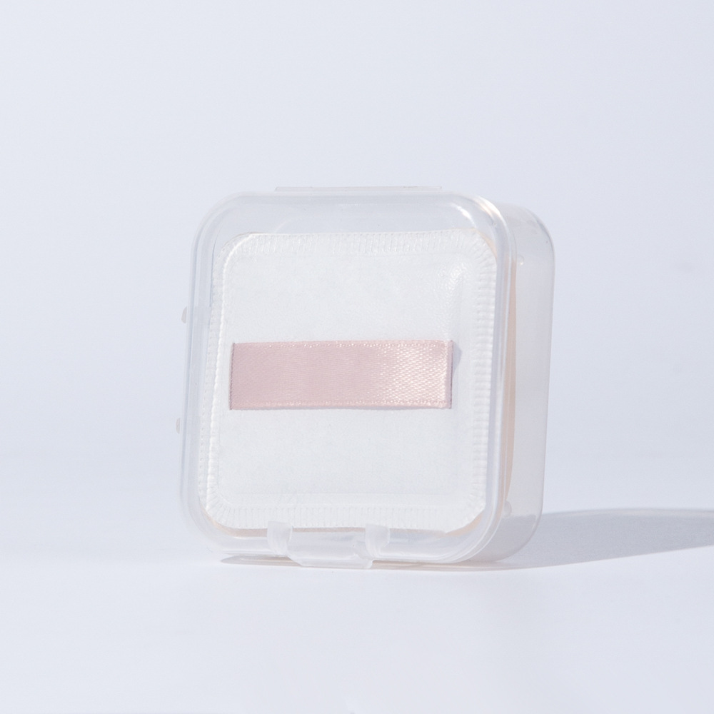 Albuje de polvo de malvavisco personalizado, soplo de esponja de doble propósito húmedo y seco, sin polvo, 100 puntos, juego de caja de regalo de soplo de cojín al por mayor