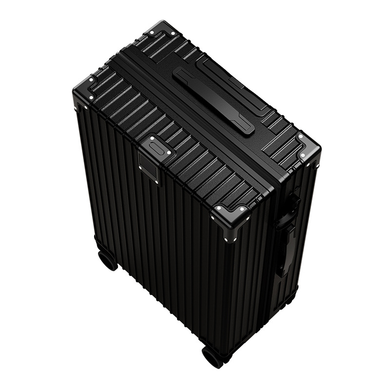 Maleta de viaje para estudiante con marco de aluminio, maleta con ruedas universales con contraseña para hombre de 20 pulgadas, equipaje comercial de gran capacidad