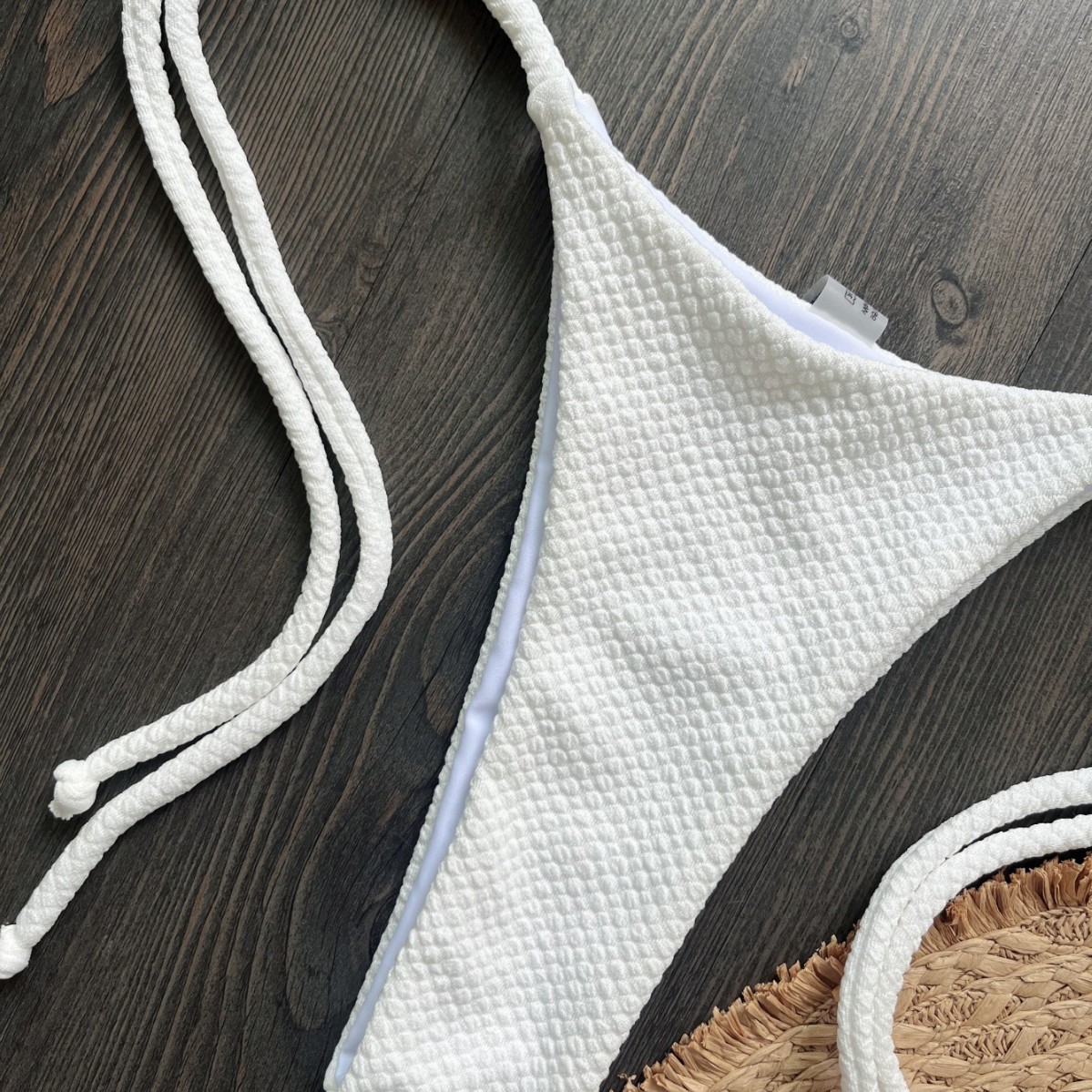 New Pure Color Bikini Sexy Backless Split Swimsuit Set Women