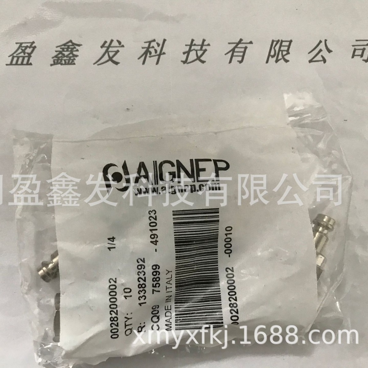 意大利全新AIGNEP安耐 接头0028100002现货供应