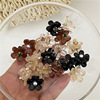 Cute small bangs from pearl flower-shaped, fresh hair accessory, Korean style, flowered