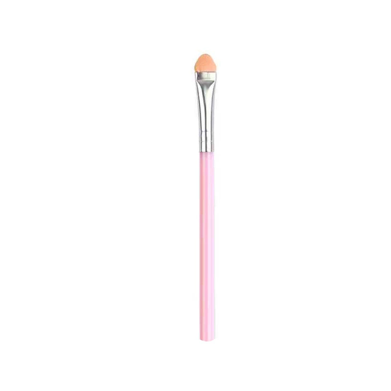 Handheld brush, fuchsia face blush for makeup, 5 pieces, (Physicals)