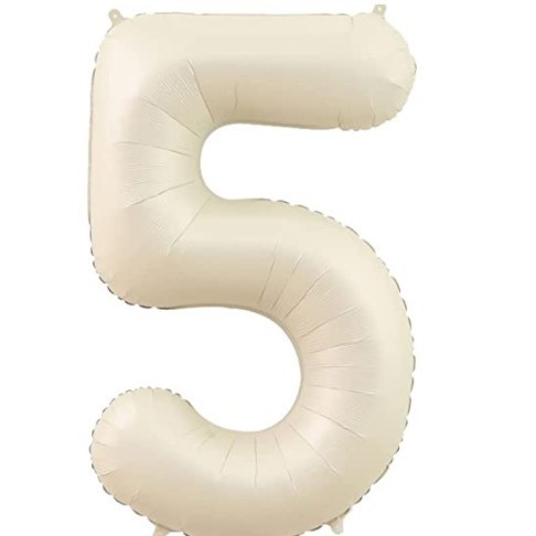 40 pulgadas digital de papel de aluminio globo vintage color leche blanco caramelo chocolate atmósfera globo decorativo