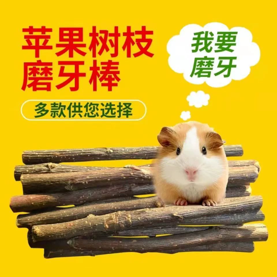 Амазонка Хомяк Шлифовальная Палочка Сушка Яблочные Ветви Кролик Тоторо Закуска Ветви Домашние Животные Шлифовальные Ветви Поставки